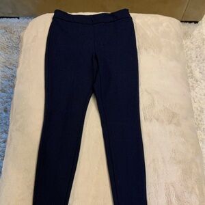 A New Day Blue M Ponte Pants Officecore Minimalist Monochrome Coastal Cottage
